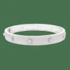 Bracelet Buccelati "Macri Classica" or blanc, diamants.