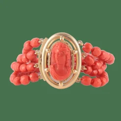 Bracelet Camée Corail