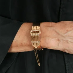 Bracelet Ceinture, Or Jaune & Perles Fines
