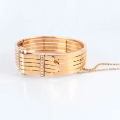 Bracelet Ceinture, Or Jaune & Perles Fines