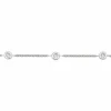 Bracelet Chaine or blanc diamant