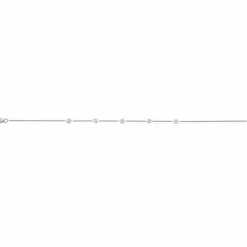Bracelet Chaine or blanc diamant