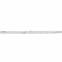 Bracelet Chaîne Or blanc