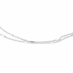Bracelet Chaîne Or blanc