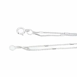 Bracelet Chaîne Or blanc