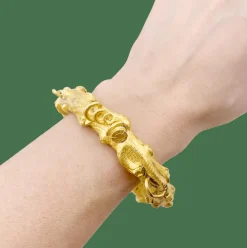 Bracelet "Chêne" or jaune.