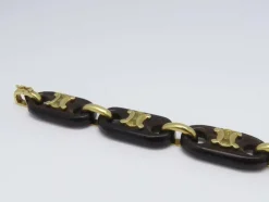 Bracelet Céline Bois et Or