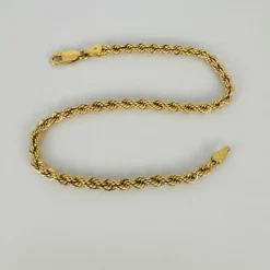 Bracelet cordon en or jaune