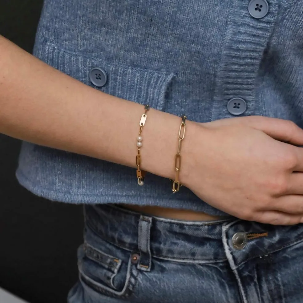 Bracelet cordon en or jaune