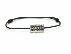 Bracelet Cordon Or blanc Diamant