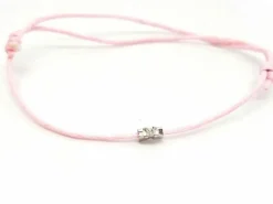 Bracelet Cordon Or blanc Diamant