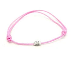 Bracelet Cordon Or blanc Diamant