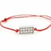 Bracelet Cordon Or blanc Diamant