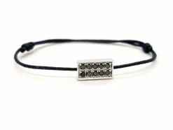 Bracelet Cordon Or blanc Diamant