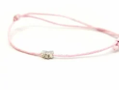 Bracelet Cordon Or blanc Diamant