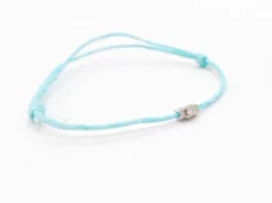 Bracelet Cordon Or blanc Diamant