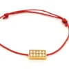 Bracelet Cordon Or rose Diamant