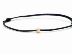 Bracelet Cordon Or rose Diamant