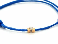 Bracelet Cordon Or rose Diamant
