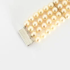 Bracelet de 4 rangs de perles de culture