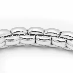 Bracelet design italien Or blanc Saphirs