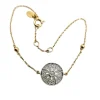 Bracelet Diamant Rose du Marais Or jaune 18 carats