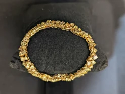 Bracelet diamants jaunes