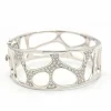 Bracelet Diamants Or blanc .