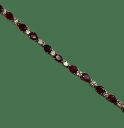 BRACELET DIAMANTS RUBIS