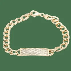 Bracelet DON'TFORGETME or et diamants