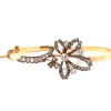 Bracelet 19e Or jaune Argent Diamant Perles fines