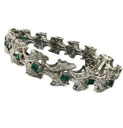 Bracelet Emeraudes 3 ct Diamants 7 ct