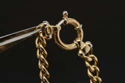 Bracelet en maille dorée