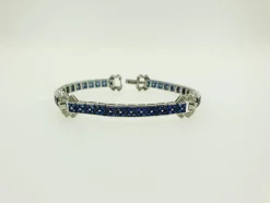 Bracelet en Or 750/000 avec Saphirs et Diamants