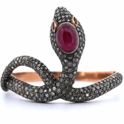 BRACELET EN OR 14 KT ET ARGENT