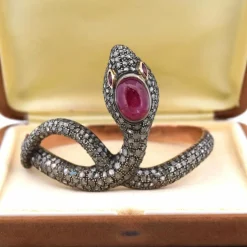 BRACELET EN OR 14 KT ET ARGENT