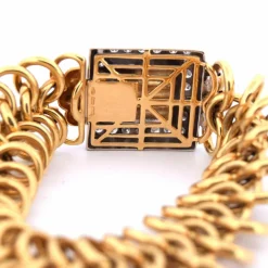 BRACELET EN OR 18 KT ET DIAMANTS
