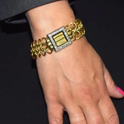 BRACELET EN OR 18 KT ET DIAMANTS