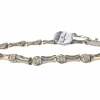 Bracelet en or au design contemporain avec diamants
