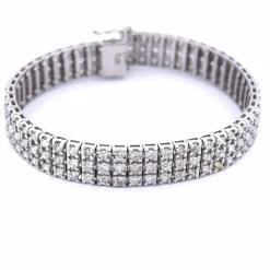 BRACELET EN OR BLANC 18 KT - 30 g