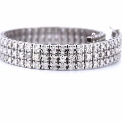 BRACELET EN OR BLANC 18 KT - 30 g