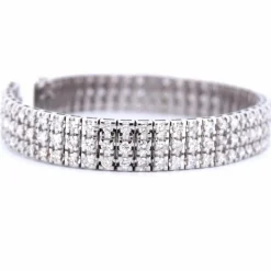 BRACELET EN OR BLANC 18 KT - 30 g