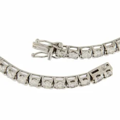 Bracelet en or blanc avec diamants