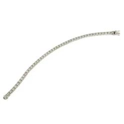 Bracelet en or blanc avec diamants