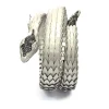 Bracelet en or blanc et argent avec diamants blancs et noirs