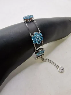 Bracelet en or blanc et topaze Pasquale Bruni