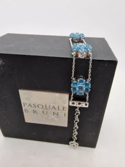 Bracelet en or blanc et topaze Pasquale Bruni