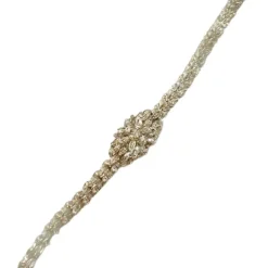 Bracelet en or de l'époque rétro contemporaine avec diamants