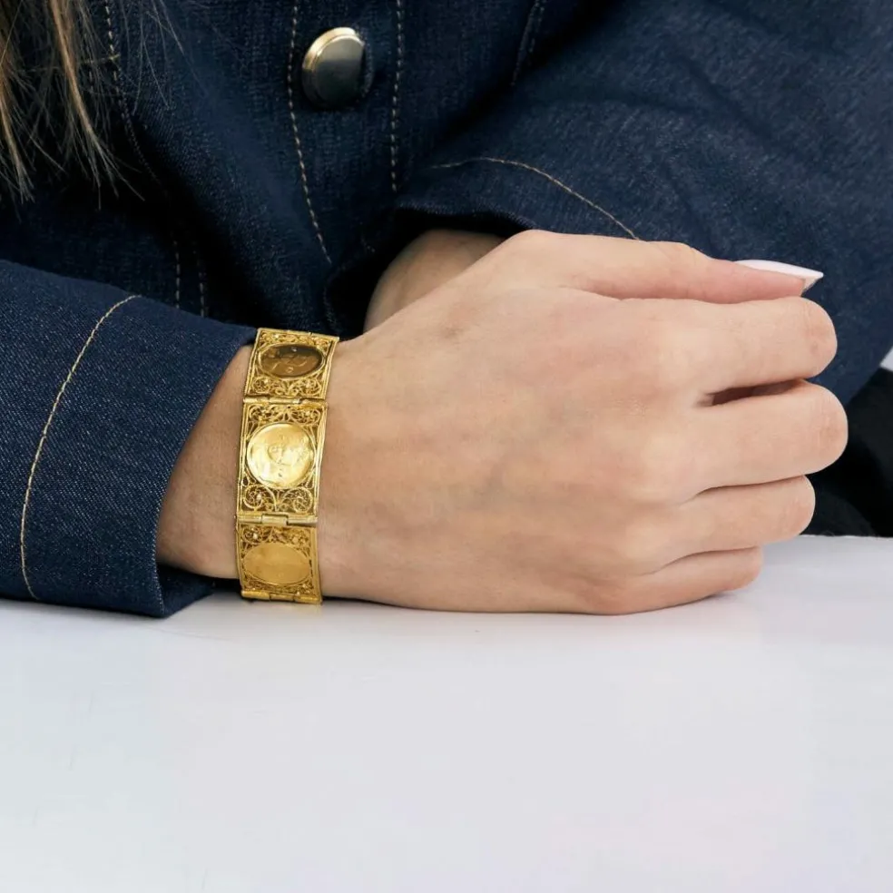 Bracelet en or jaune