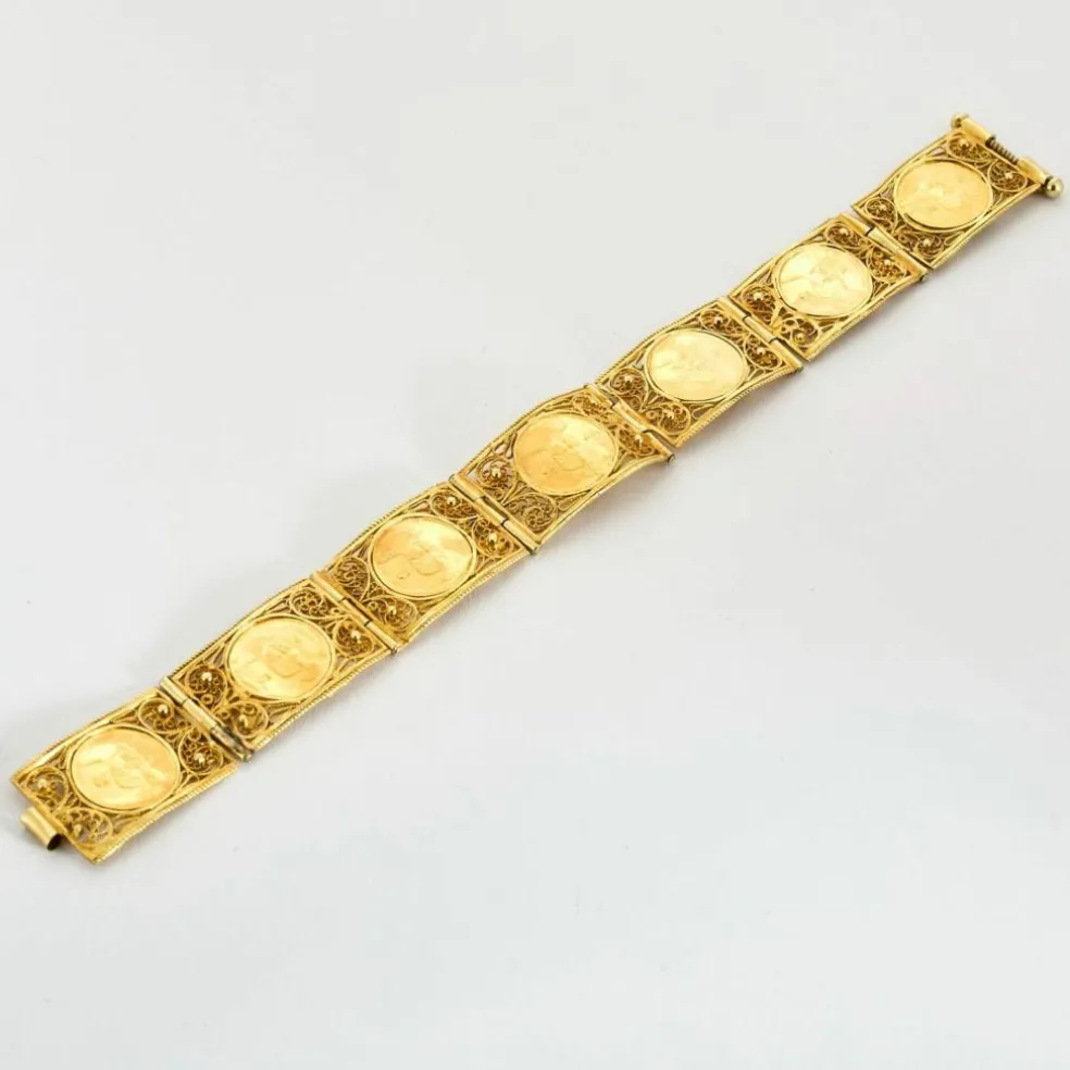 Bracelet en or jaune